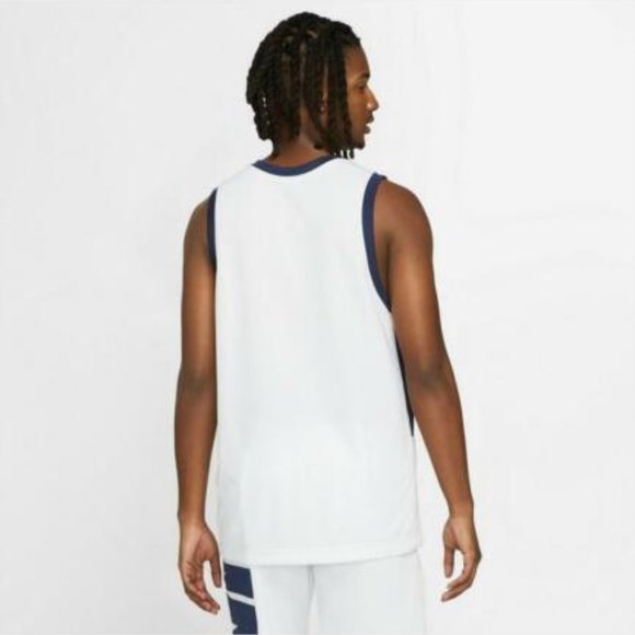 New NIKE Dri-Fit Basketball Jersey Tank Top BIG NIKE LOGO DA1041-100 - Picture 4 of 7